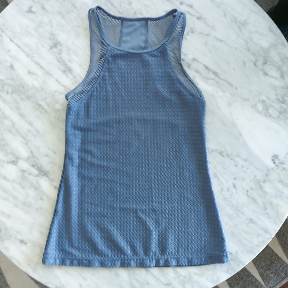 Lorna Jane Blue Mesh Tank